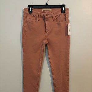 Joe's Jeans The Icon Mid-Rise Skinny Crop in Blush - Size 28 NWT